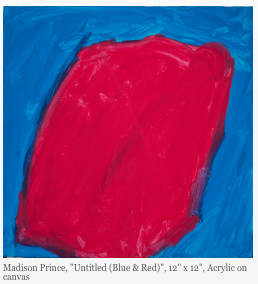 Madison Prince Untitled blue red